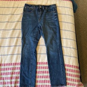 Madewell high rise slim boyjean